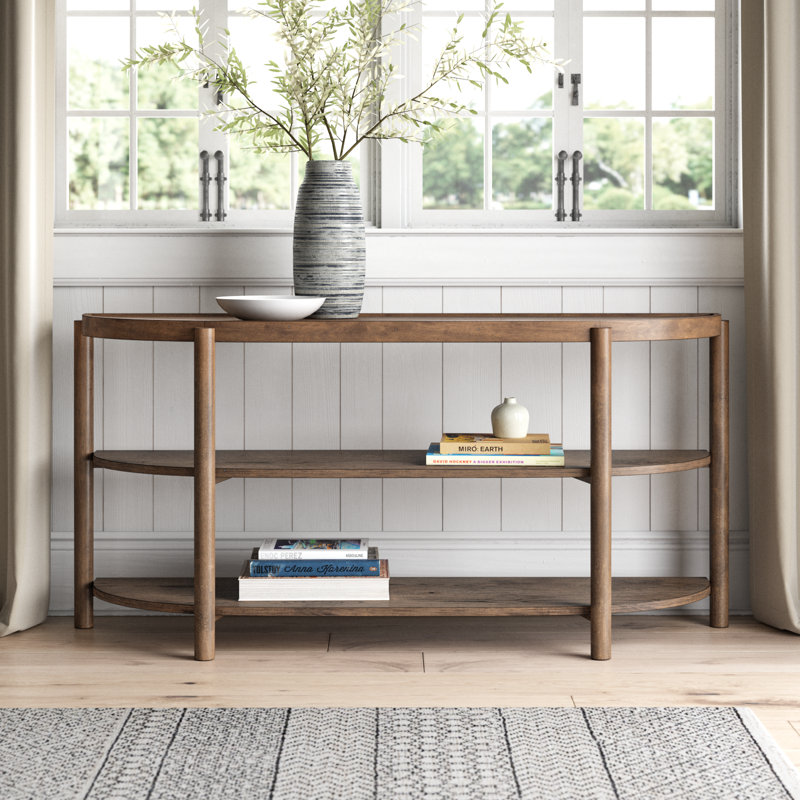 Birch Lane™ Amadora 61.75'' Solid Wood Console Table | Wayfair